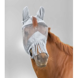 PREMIUM Fly Mask with ear protection and nose fringe