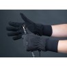 Handschoenen fleece ademend/waterdicht zwart