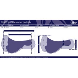 Zadelonderlegger Merino Cob