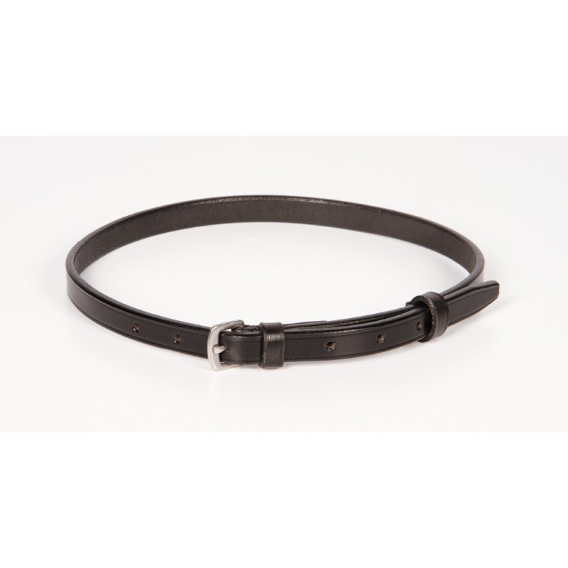 Sperriem Leder Zwart