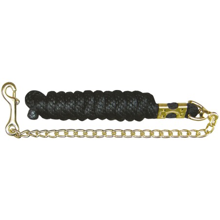 Halstertouw Ketting Musketon Goud 2,4m Halstertouw Ketting Musketon Goud 2,4m