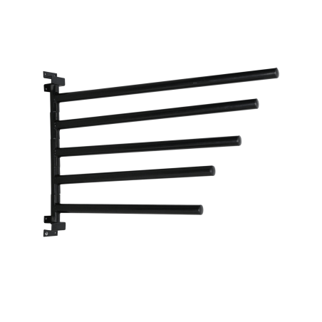 Saddle pad holder with 5 swivelling arms