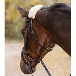 Real Lambskin Noseband - or Headpiece-Cushioning