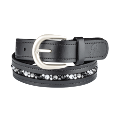 Jewel leather belt