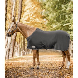 ECONOMIC fleece blanket with cross straps