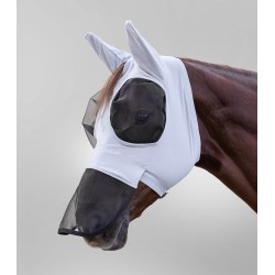 Puck fly mask with nose protection