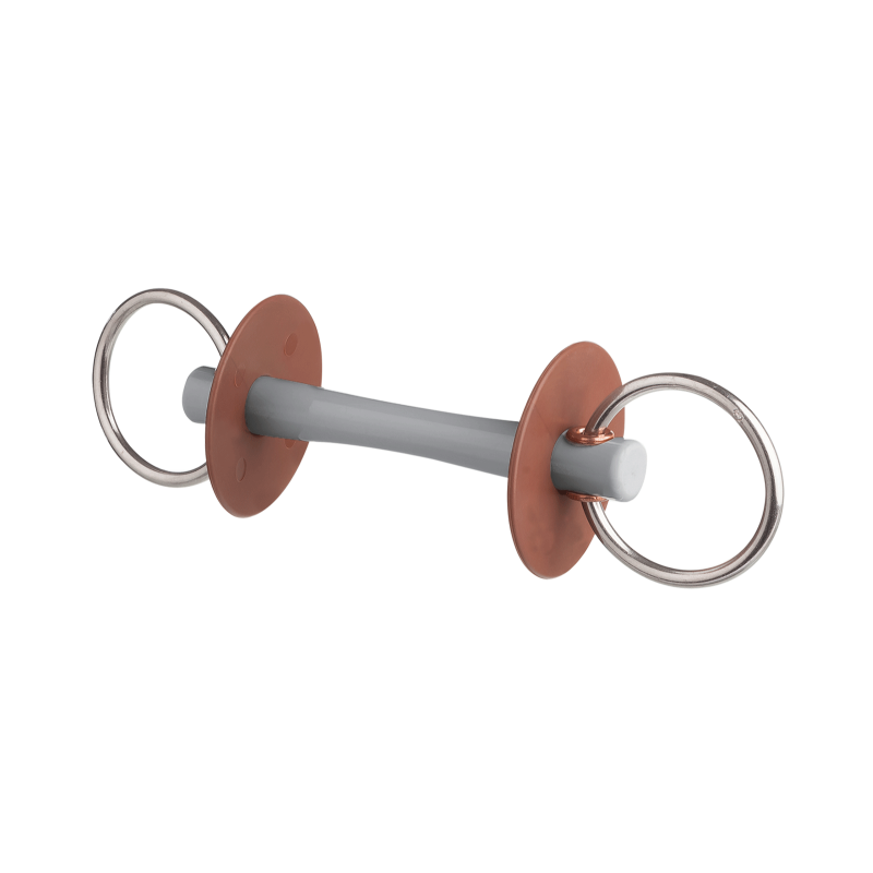 beris Loose Ring Snaffle Bit with Comfort Bar