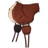 Bare Back Pad Faux Fur