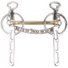 Liverpoolstang 3 Sleutelgaten Gold Brass 14mm