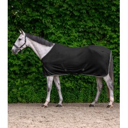 ECONOMIC fleece blanket with cross straps