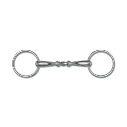 Anatomical snaffle bit