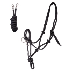 Knotted Halter with reins