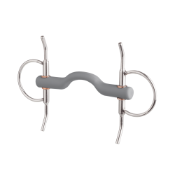 beris Full Cheek Bit with Tongue Port Bar