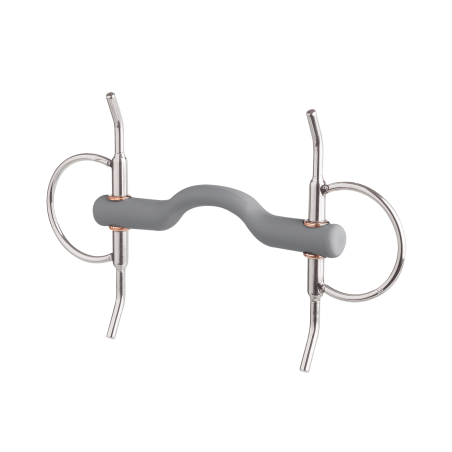 beris Full Cheek Bit with Tongue Port Bar