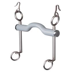 beris Weymouth bit long with tongue bow bar