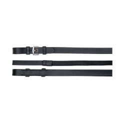 Waldhausen rubber leather reins without bars