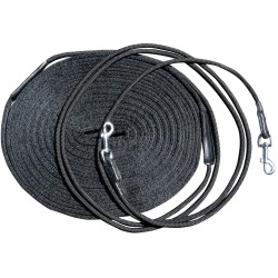Dubbele Longeerlijn Zwart