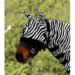 Zebra eczema fly mask