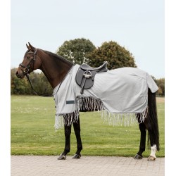 PROTECT Fly exercise rug with fringes