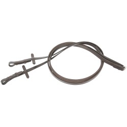 Teugels Leder Rubber Gevoerd