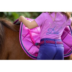 Rijbroek Equitights Diva Violet Full Grip