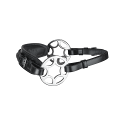 Sensitive bitless bridle with wheel