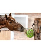 Speelgoed voor paarden, speelballen, voerballen