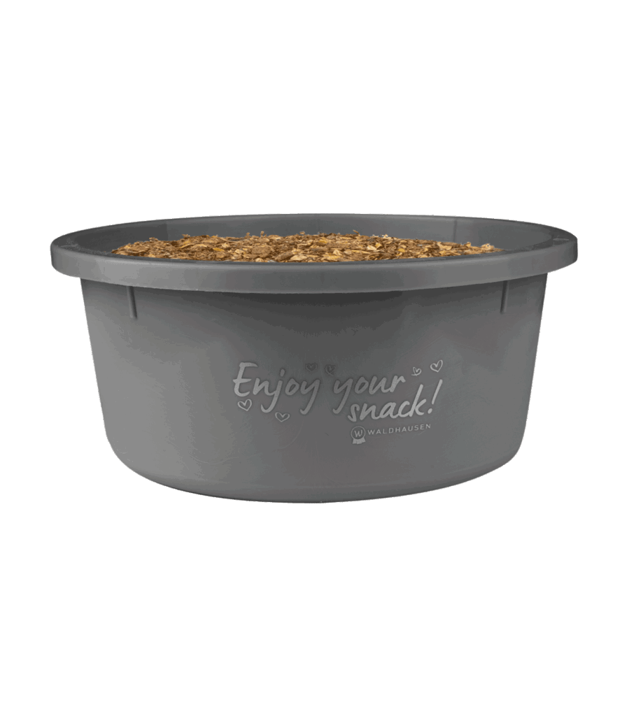 Kleine voerbak met deksel