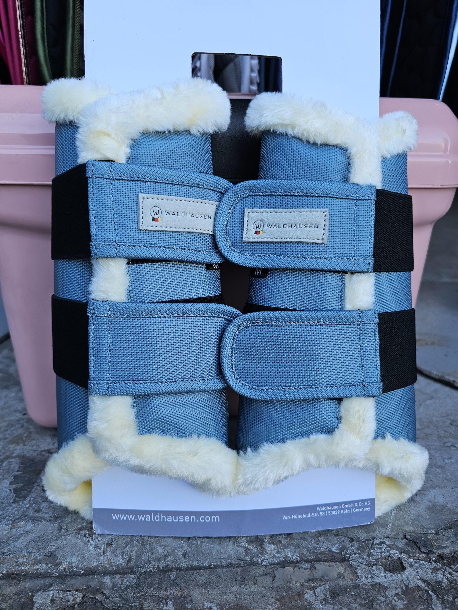 Beenbeschermers alpine-blue SS24